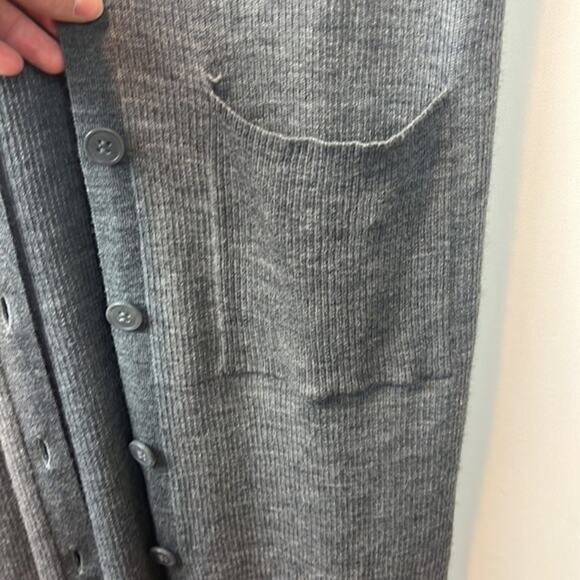 Halogen Grey Long‎ Duster with Front Pockets - Picture 4 of 7